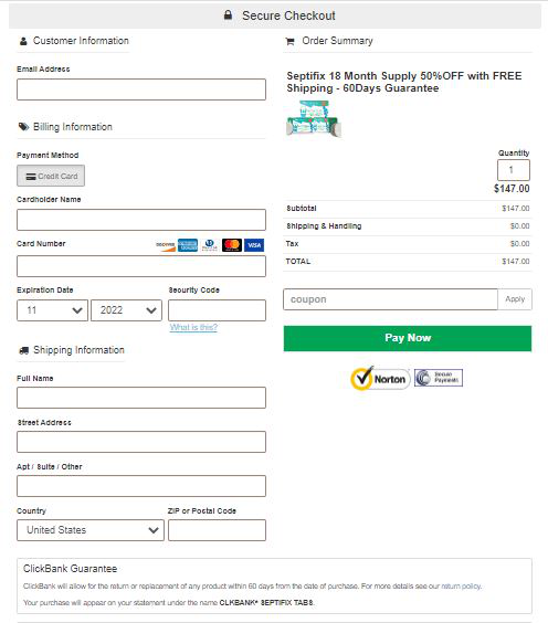 TankGuard - Order Page